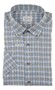 Eterna Multitone Color Check Overhemd Blauw-Zand