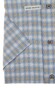 Eterna Multitone Color Check Overhemd Blauw-Zand