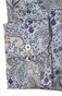 Eterna Santorini Paisley Overhemd Blauw-Zand