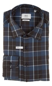 Eterna The Highland Check Shirt Blue