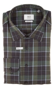 Eterna The Highland Check Shirt Overhemd Groen