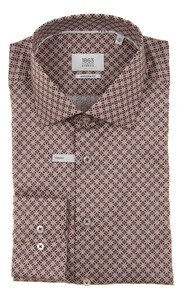 Eterna The Savile Geometric Shirt Red