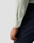 Eton Airy Soft Touch Garment Washed Linnen Twill Overhemd Groen