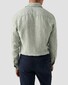 Eton Airy Soft Touch Garment Washed Linnen Twill Overhemd Groen