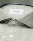 Eton Airy Soft Touch Garment Washed Linnen Twill Overhemd Groen