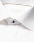 Eton Albini Elevated Organic Supima 120 Cotton Twill French Cuffs Overhemd Wit