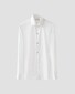 Eton Albini Elevated Organic Supima 120 Cotton Twill French Cuffs Overhemd Wit