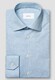 Eton Albini Organic Cotton Mélange Yarn Fine Twill Overhemd Licht Blauw