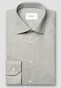 Eton Albini Organic Cotton Mélange Yarn Fine Twill Overhemd Licht Groen