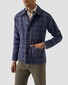 Eton Albini Organic Cotton Mélange Yarn Fine Twill Overhemd Licht Groen