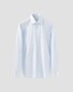 Eton Albini Organic Supima Cotton Twill Mother of Pearl Buttons Overhemd Licht Blauw