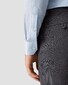 Eton Albini Organic Supima Cotton Twill Mother of Pearl Buttons Overhemd Licht Blauw