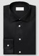 Eton Albini Organic Supima Cotton Twill Mother of Pearl Buttons Overhemd Zwart
