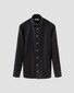 Eton Albini Organic Supima Cotton Twill Mother of Pearl Buttons Overhemd Zwart