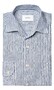 Eton Albini Striped Linen Shirt Overhemd Blauw