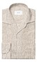 Eton Albini Striped Linen Shirt Overhemd Zand