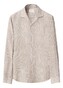 Eton Albini Striped Linen Shirt Overhemd Zand
