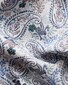 Eton Allover Fantasy Paisley Pattern Cotton Tencel Overhemd Blauw-Multi