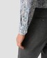 Eton Allover Fantasy Paisley Pattern Cotton Tencel Overhemd Blauw-Multi