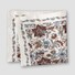 Eton Allover Floral Pattern Pochet Brown-Multi
