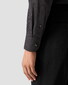 Eton Allover Micro Check Brushed Cotton Signature Flanel Overhemd Donker Rood