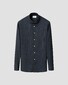 Eton Allover Micro Check Brushed Cotton Signature Flanel Overhemd Navy