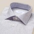 Eton Art Deco Contrast Poplin Overhemd Blauw
