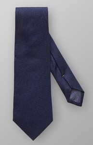 Eton Basket Weave Tie Stropdas Donker Blauw Melange