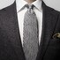 Eton Basket Weave Tie Stropdas Midden Grijs