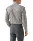 Eton Bengal Stripe Organic Cotton Signature Twill Overhemd Donker Grijs