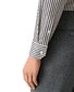 Eton Bengal Stripe Organic Cotton Signature Twill Overhemd Donker Grijs