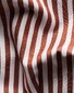 Eton Bengal Stripe Organic Cotton Signature Twill Overhemd Donker Rood