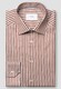 Eton Bengal Stripe Organic Cotton Signature Twill Overhemd Donker Rood