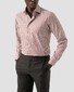 Eton Bengal Stripe Organic Cotton Signature Twill Overhemd Donker Rood