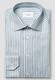 Eton Bengal Stripe Organic Cotton Signature Twill Overhemd Licht Blauw