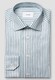 Eton Bengal Stripe Organic Cotton Signature Twill Overhemd Licht Blauw