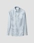 Eton Bengal Stripe Organic Cotton Signature Twill Overhemd Licht Blauw