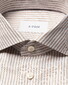 Eton Bengal Striped Luxury Signature Oxford Overhemd Beige