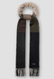 Eton Block Color Cashmere Sjaal Bruin
