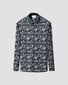 Eton Bold Allover Floral Pattern Signature Twill Overhemd Blauw-Multi