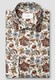 Eton Bold Allover Floral Pattern Signature Twill Overhemd Rood-Multi
