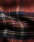Eton Bold Plaid Check Button-Down Cotton Flanel Overhemd Rood