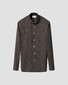 Eton Brushed Cotton Signature Flanel Multi Check Pattern Overhemd Donker Rood