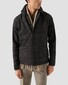 Eton Check Wool Cashmere Prince of Wales Check Jack Donker Grijs