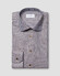 Eton Contemporary Houndstooth Signature Twill Overhemd Midden Bruin