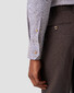 Eton Contemporary Houndstooth Signature Twill Overhemd Midden Bruin