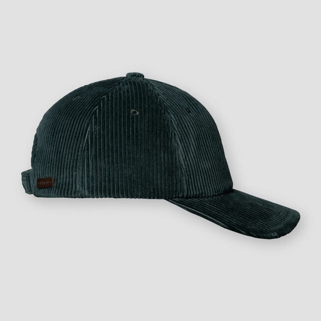 Eton Cotton Corduroy Baseball Cap Dark Green