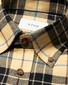 Eton Cotton Flanel Button-Down Check Pattern Overhemd Geel