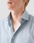 Eton Cotton Light Flanel Wide Spread Collar Overhemd Licht Blauw