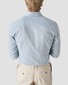 Eton Cotton Light Flanel Wide Spread Collar Overhemd Licht Blauw